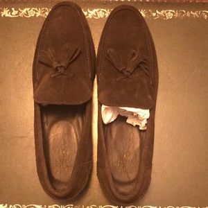 Brooks Brothers - Suede Slip On Loafers